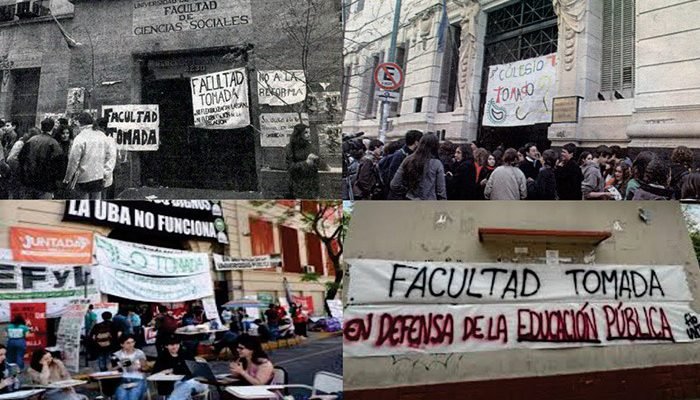 Las Tomas Estudiantiles