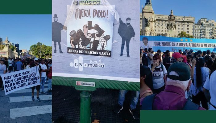 Jubilados; Miltarizados y Periodistas